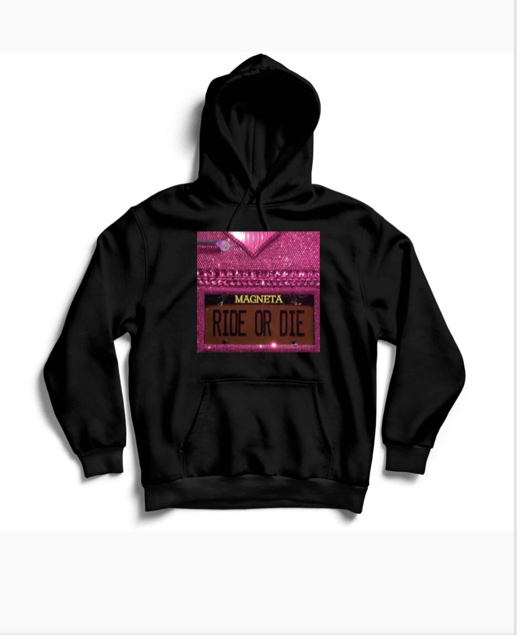 Ride or Die Magneta Hoodie