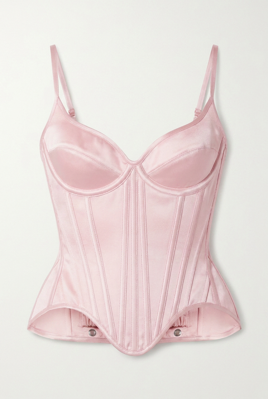 Soft Pink Mermaid Corset