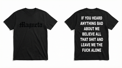 If you heard anything tee