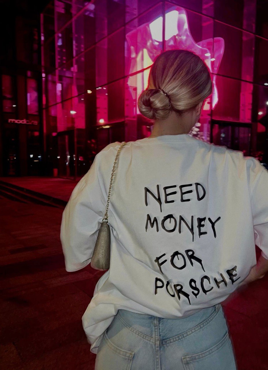 need money for porsche tee