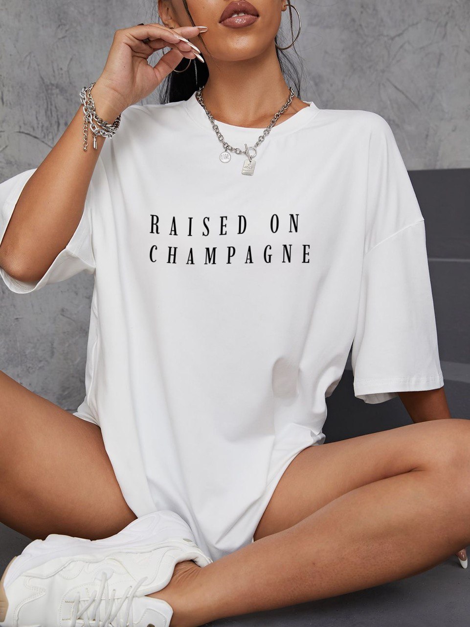 Raised on champagne tee