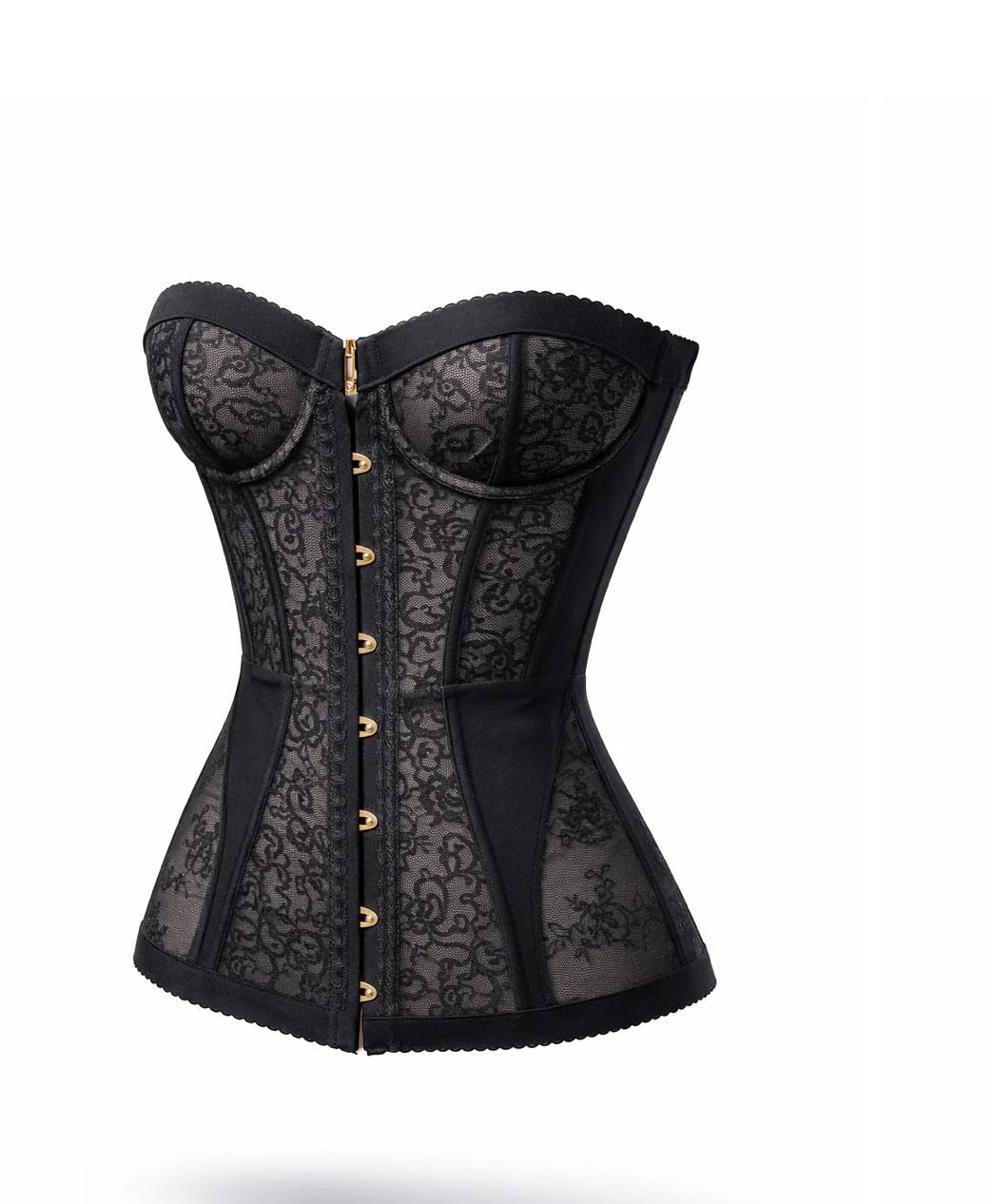 Lace hourglass corset