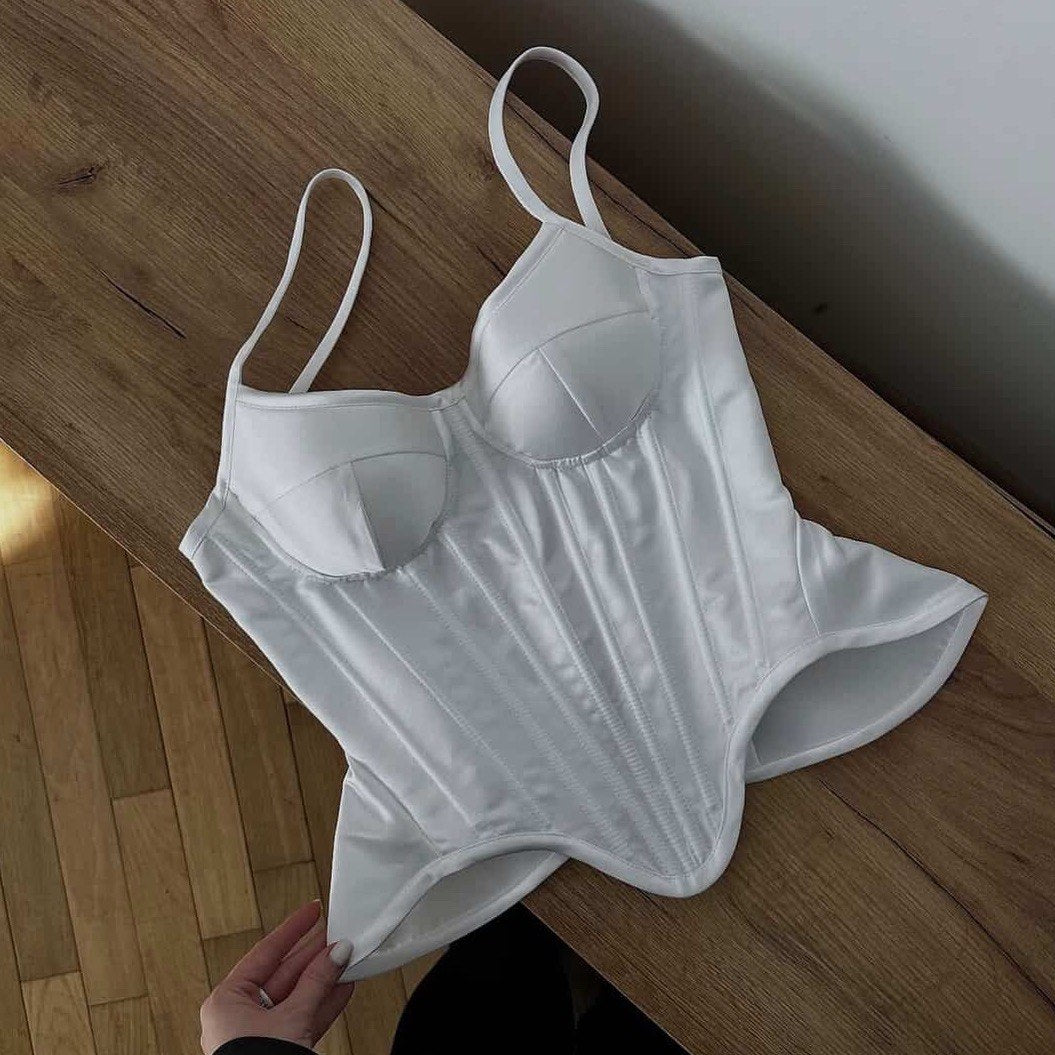 Mermaid White Corset
